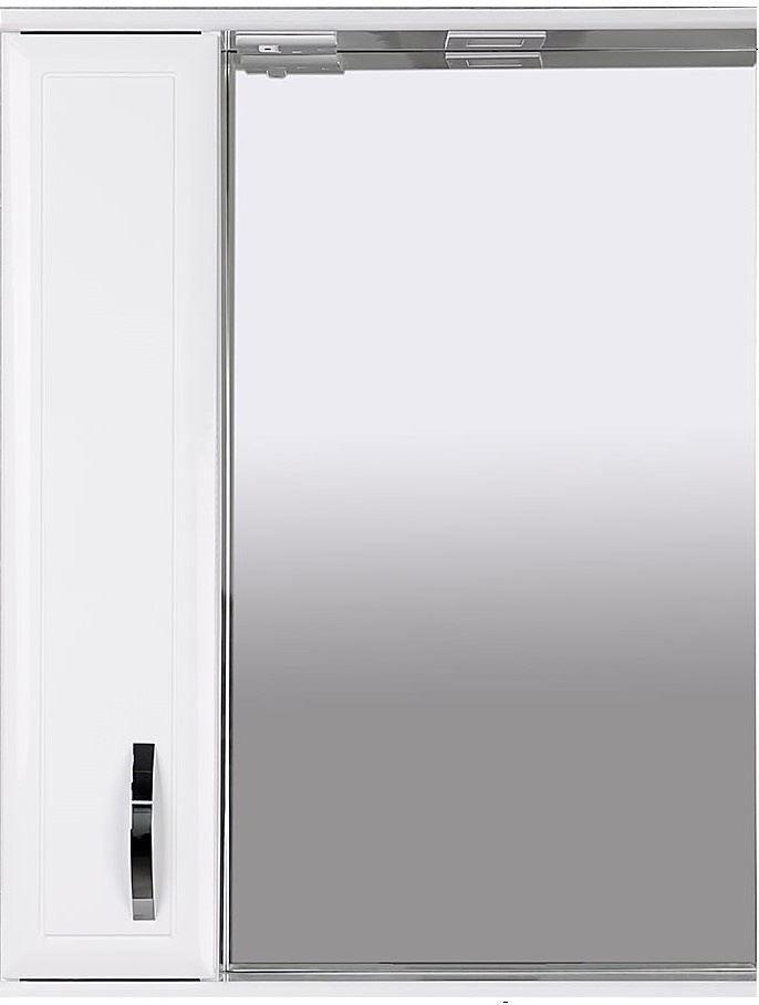 Dulap cu oglindă Bayro Allure 650x750 L White (104834)