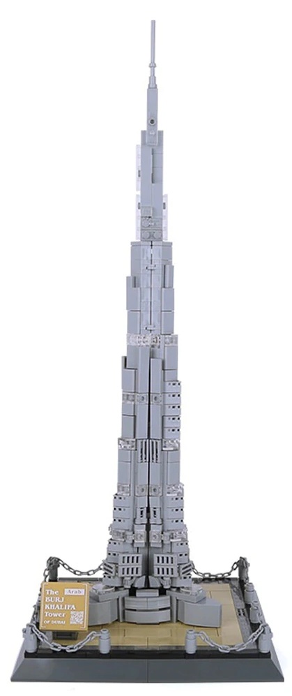 Set de construcție Wange The Burj Khalifa Tower of Dubai 555pcs (4222)