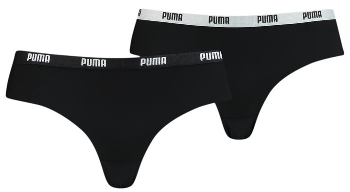 Женские трусы Puma Women Brazilian 2P Pack Black M