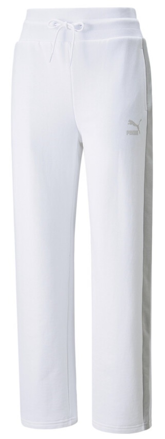 Pantaloni spotivi de dame Puma Re:T7 Straight Pants Tr Puma White XL