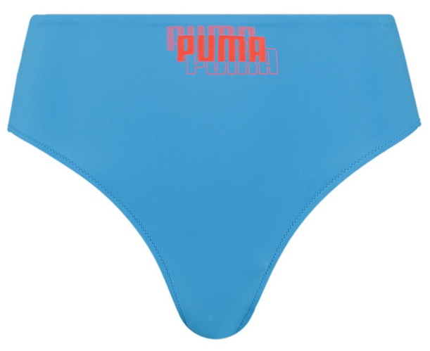 Slip de baie Puma Swim Women High Waist Brief 1P Blue Combo XL
