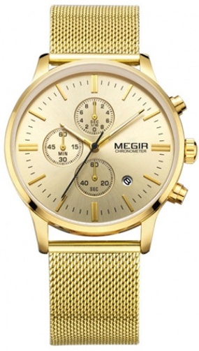 Ceas de mână Megir 2011 Gold