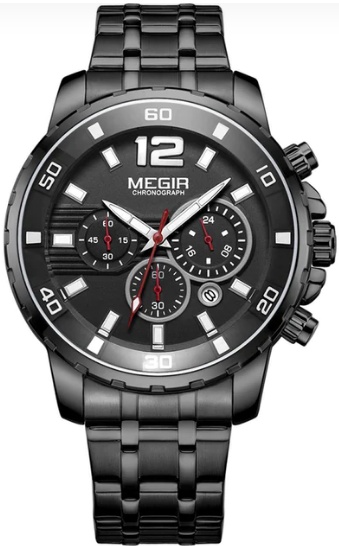 Ceas de mână Megir 2068 Black