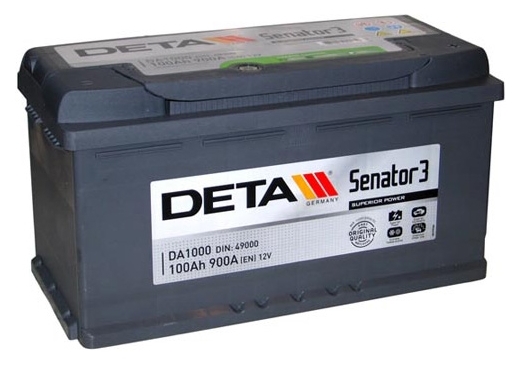 Автомобильный аккумулятор Deta DA1000 Senator 3
