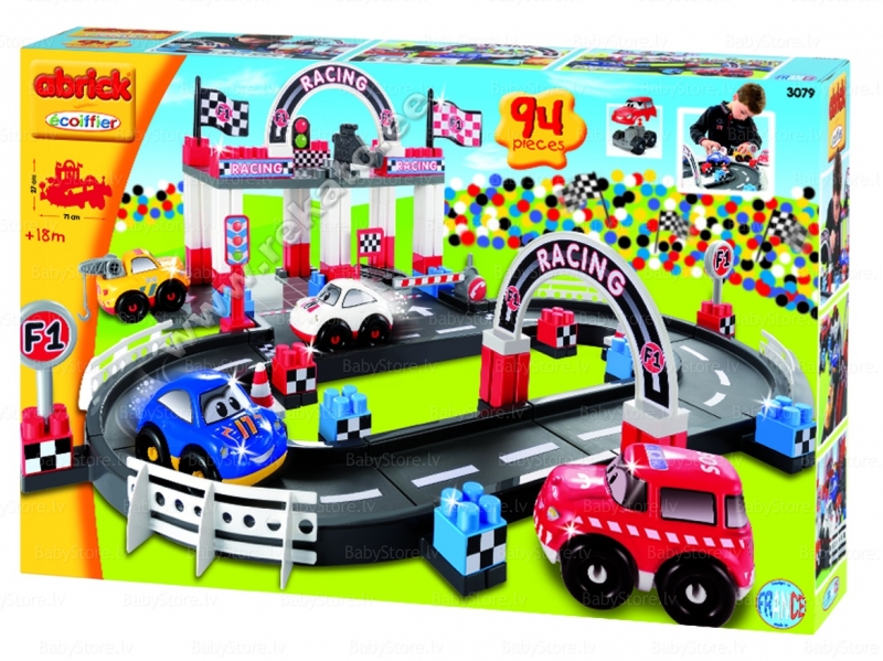 Set jucării transport Ecoiffier Race (3079)
