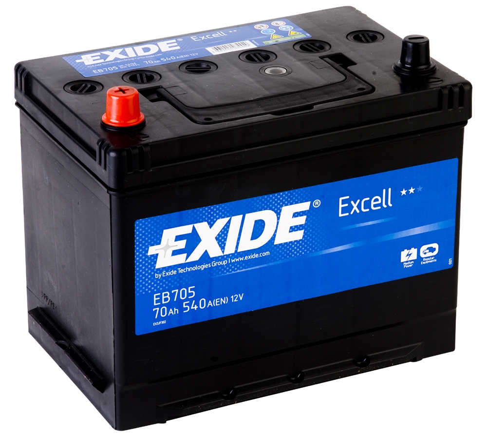 Автомобильный аккумулятор Exide Excell EB705