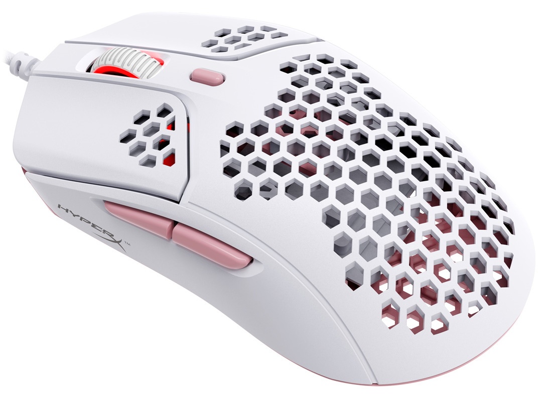Компьютерная мышь HyperX Pulsefire Haste White/Pink (4P5E4AA)
