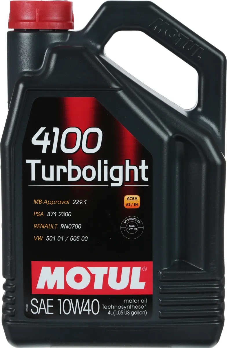 Моторное масло Motul Turbo Light 4100 10W-40 5L