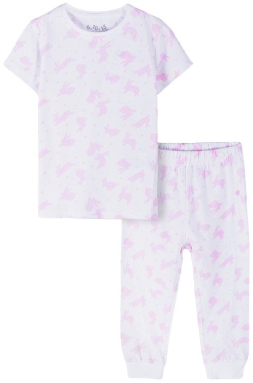 Pijama pentru copii 5.10.15 3W4202 White/Pink 122-128cm