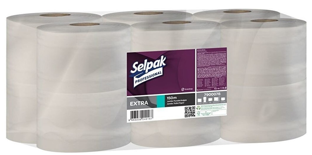 Бумага для диспенсеров Selpak Professional Extra 2 plies 12 rolls