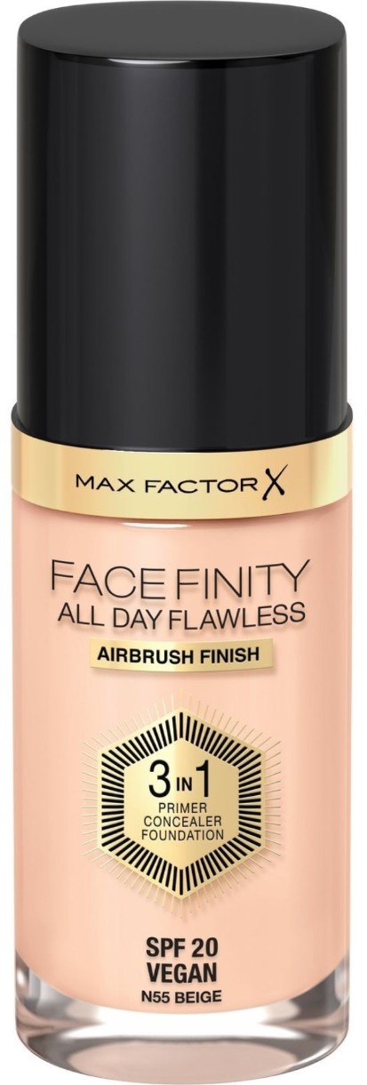 Тональный крем для лица Max Factor Facefinity All Day Flawless 3in1 55 Beige