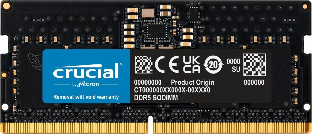 Оперативная память Crucial 8Gb SODIMM DDR5 (CT8G48C40S5)