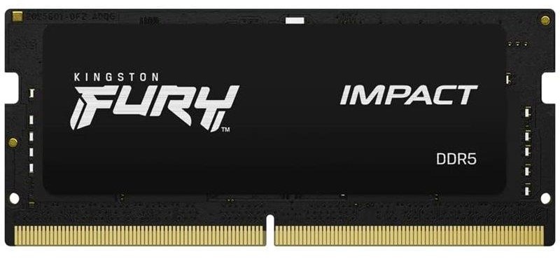 Оперативная память Kingston Fury Impact 16Gb DDR5-4800MHz SODIMM (KF548S38IB-16)