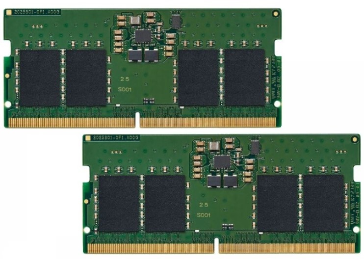 Memorie Kingston ValueRAM 16Gb DDR5-4800MHz SODIMM Kit (KVR48S40BS6K2-16)