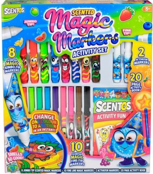 Набор ароматических маркеров Scentos Magic Markers (24019)