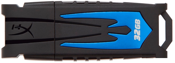 USB Flash Drive HyperX Fury 32Gb black/blue (HXF30/32GB)