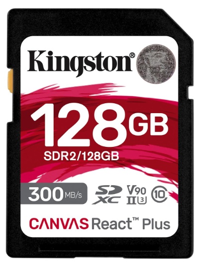 Сard de memorie Kingston Canvas React Plus 128Gb (SDR2/128GB)