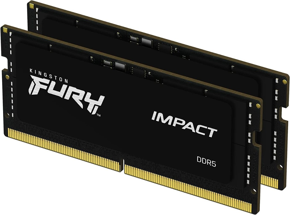 Оперативная память Kingston Fury Beast 32Gb DDR5-4800MHz SODIMM Kit (KF548S38IBK2-32)