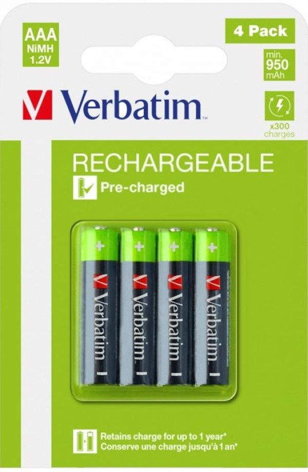 Baterie Verbatim AAA 4pcs (49514)