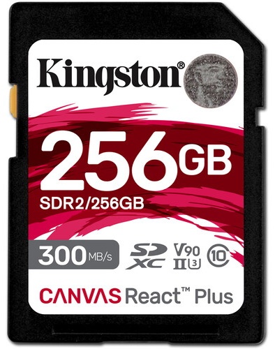Карта памяти Kingston Canvas React Plus 256Gb (SDR2/256GB)