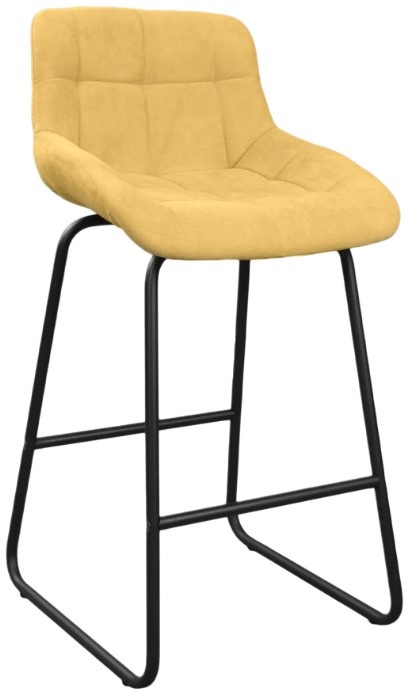 Барный стул Deco Nicole CFS Hoker LB Soro-40 Black Leg Yellow