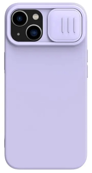 Чехол Nillkin Apple iPhone 14 CamShield Silky Silicone Case Misty Purple