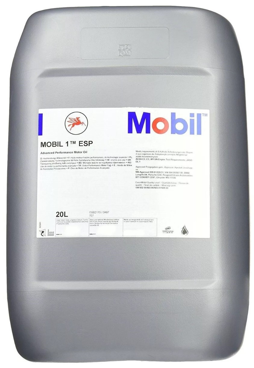 Моторное масло Mobil 1 ESP LV 0W-30 20L