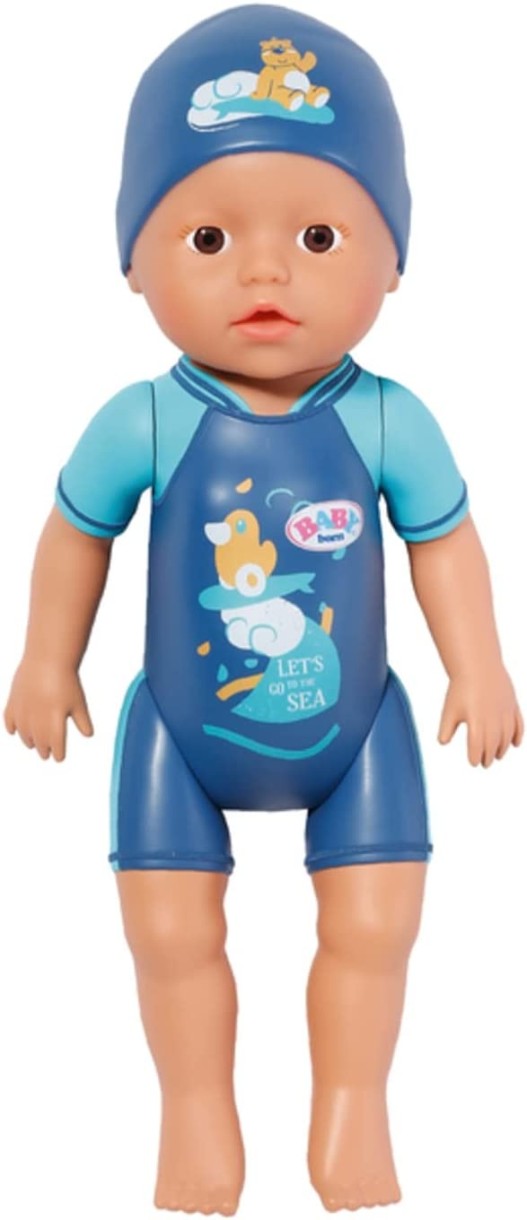 Păpușa Zapf Baby Born My First Swim Doll Blue (832325)