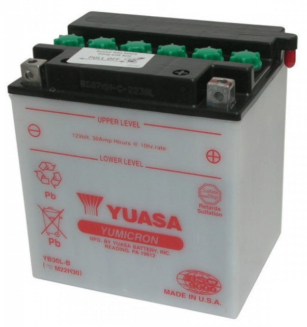 Автомобильный аккумулятор Yuasa YB30CL-B