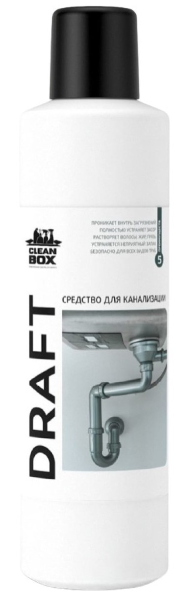 Средство для санитарных помещений CleanBox Draft 1L (13101)