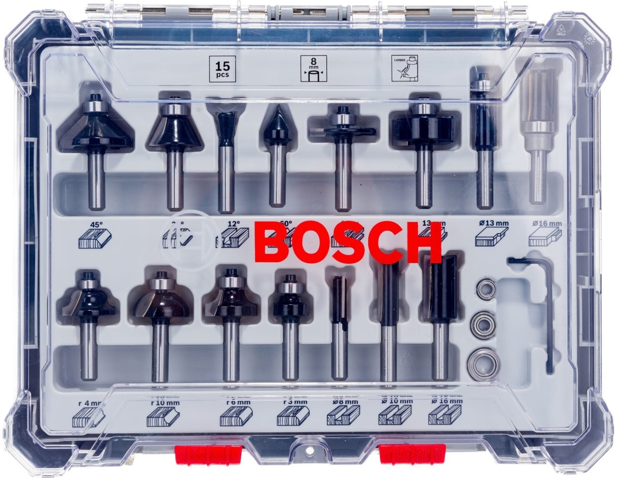 Набор фрез Bosch 2607017472