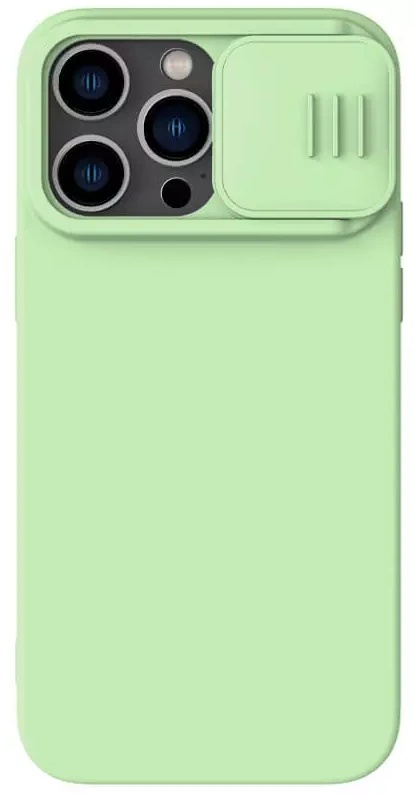 Чехол Nillkin Apple iPhone 14 Pro CamShield Silky Silicone Mist Green