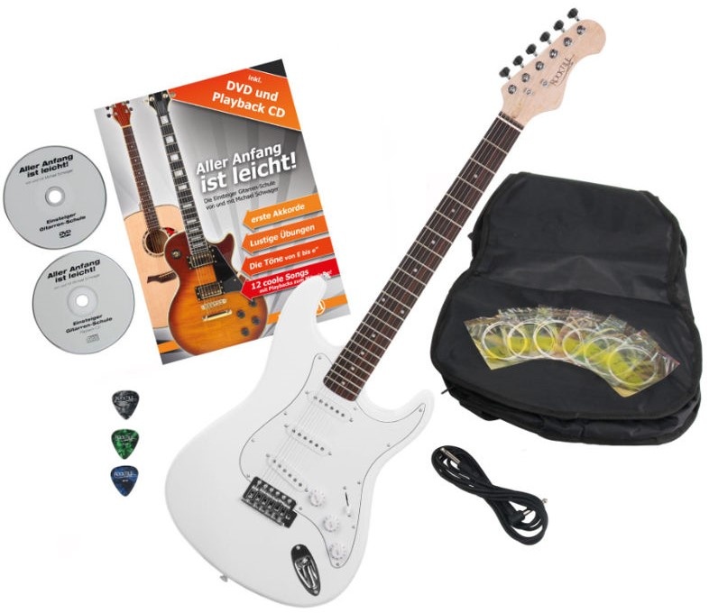 Электрическая гитара Rocktile Sphere Classic Electric Guitar Wh Bundle