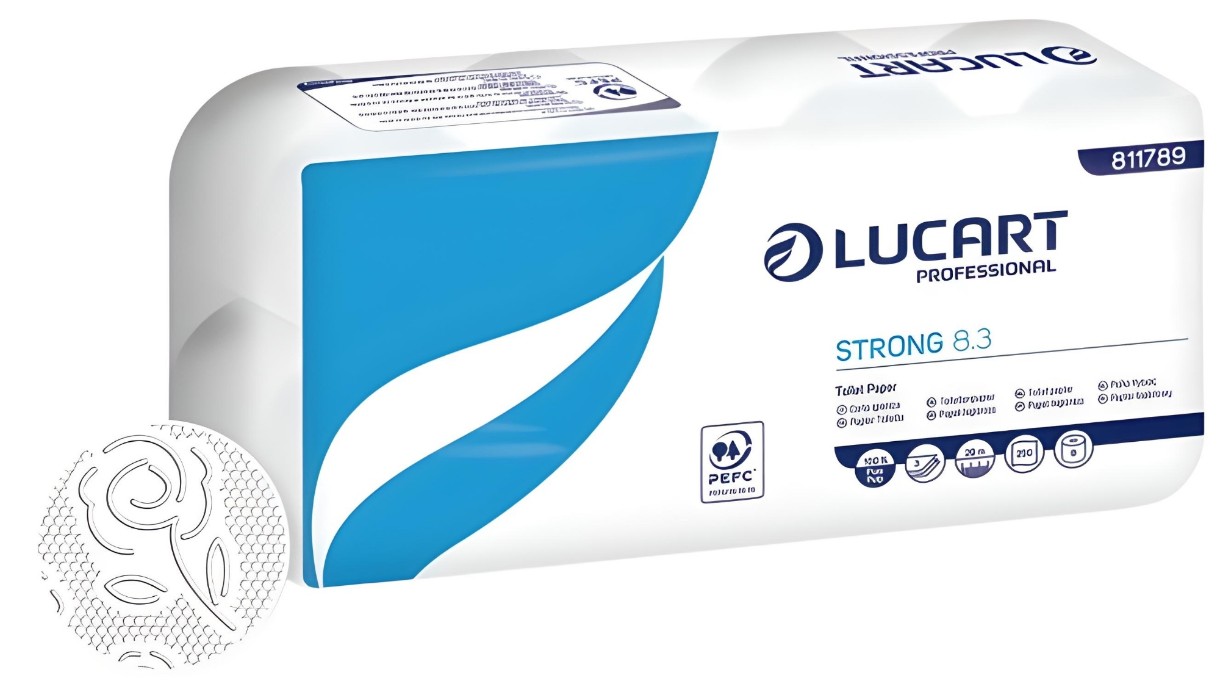 Туалетная бумага Lucart Strong 8.3 (811789.8)