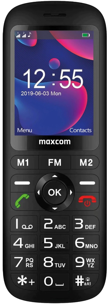 Мобильный телефон Maxcom MM740 Black