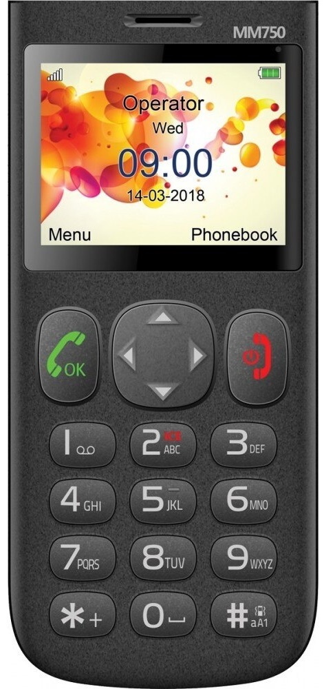 Мобильный телефон Maxcom MM750 Black
