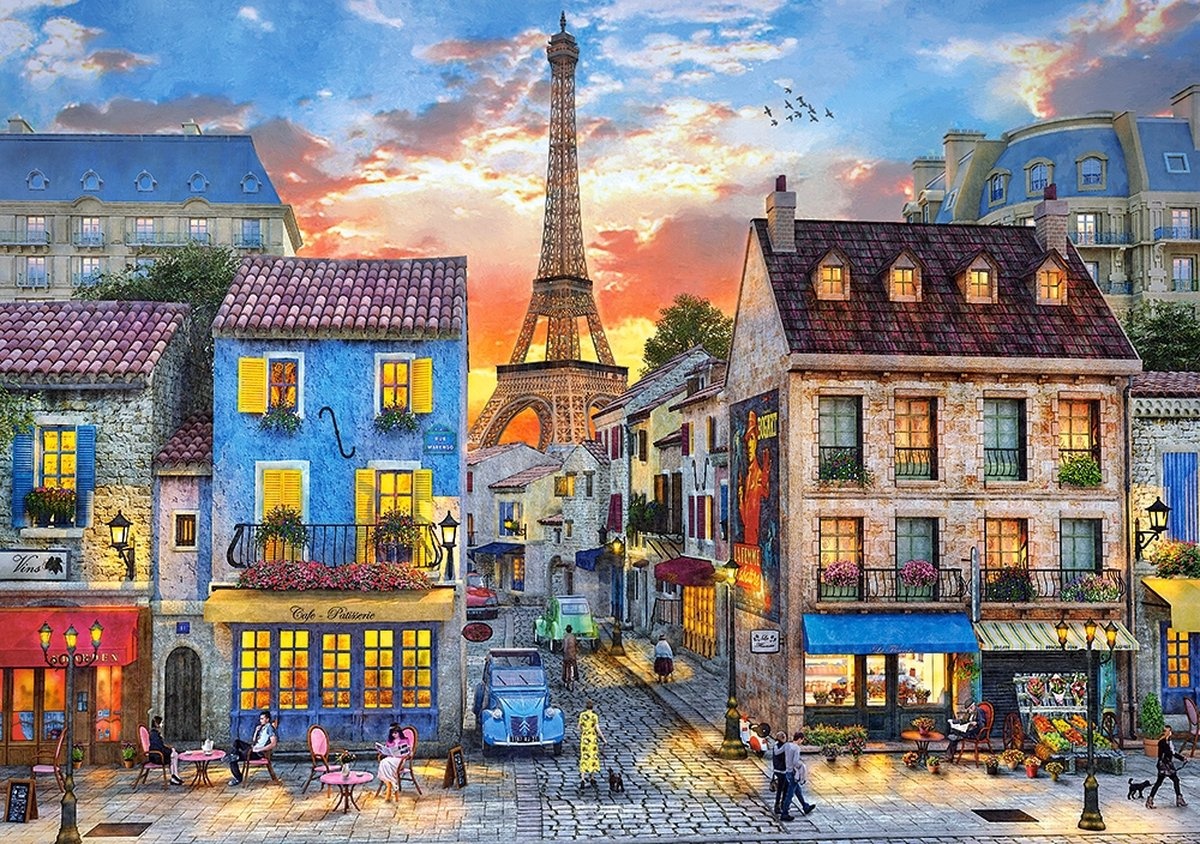 Puzzle Castorland 500 Sreets Of Paris (B-52684)
