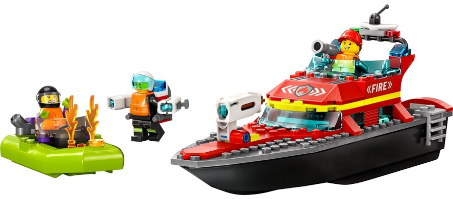 Set de construcție Lego City: Fire Rescue Boat (60373)