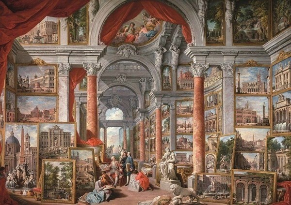 Пазл Art Puzzle 2000 Галерея с видами современного Рима, 1757г