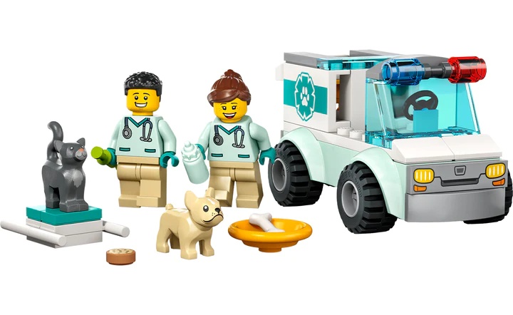 Конструктор Lego City: Vet Van Rescue (60382)