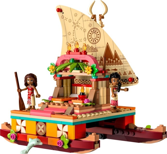 Set de construcție Lego Disney: Moana's Wayfinding Boat (43210)