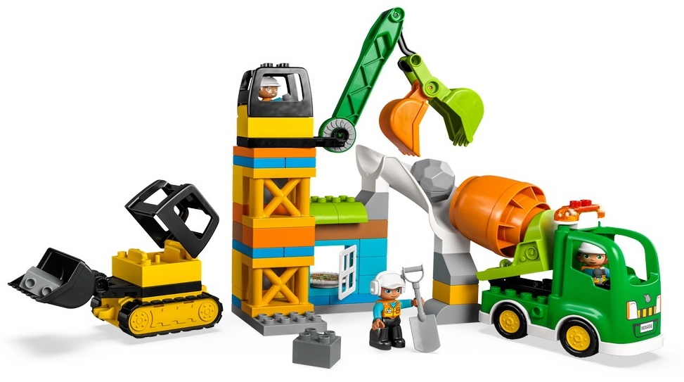 Set de construcție Lego Duplo: Construction Site (10990)