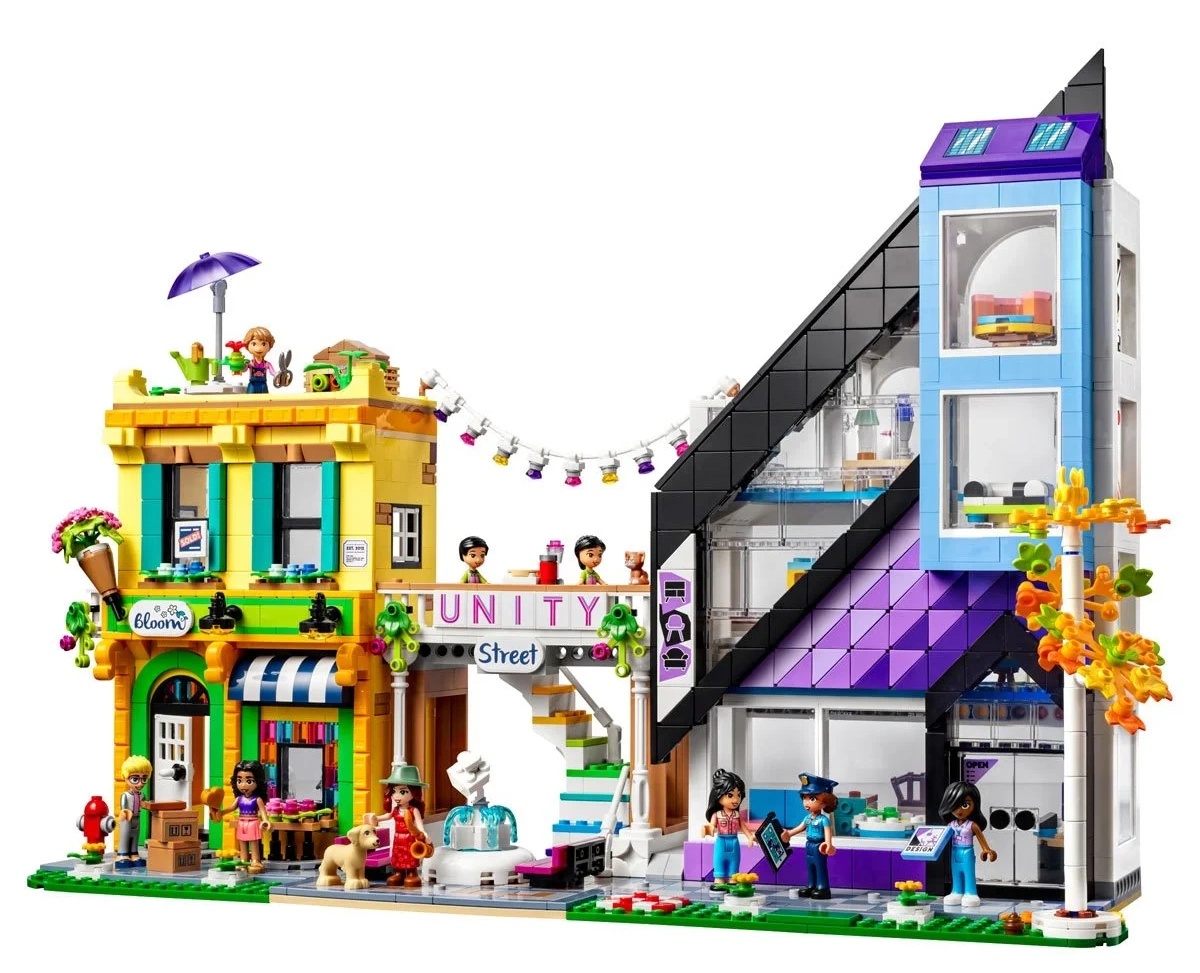 Set de construcție Lego Friends: Downtown Flower and Desing Stores (41732)
