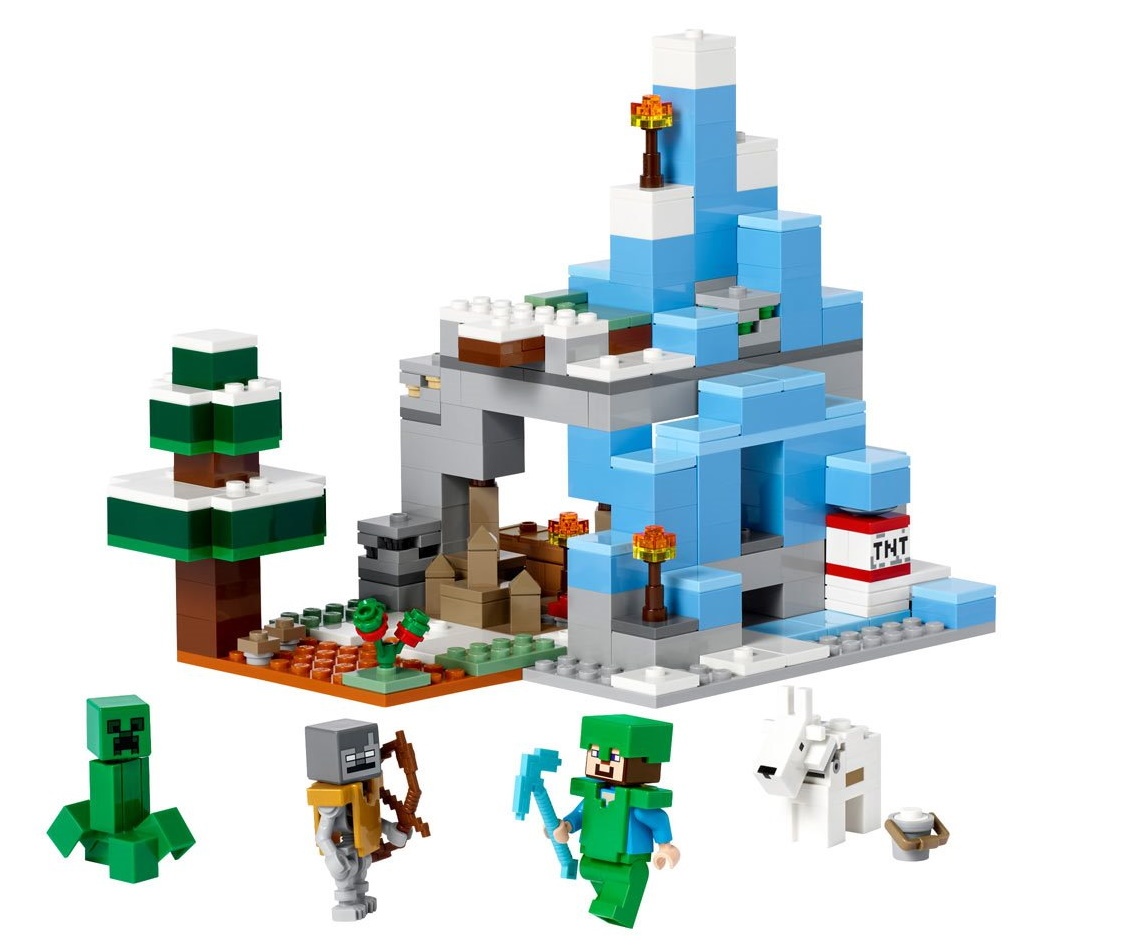 Set de construcție Lego Minecraft: The Frozen Peaks (21243)
