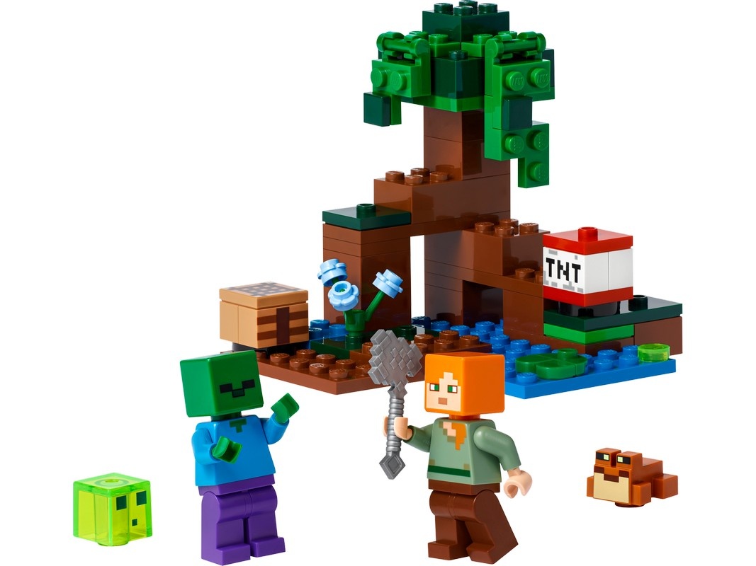 Set de construcție Lego Minecraft: The Swamp Adventure (21240)