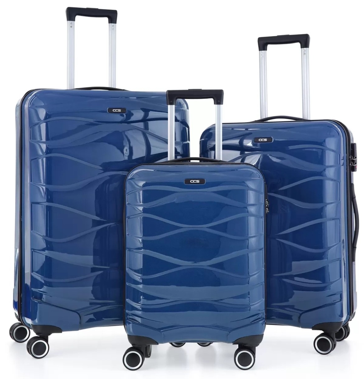Комплект чемоданов CCS 5229 Set Blue