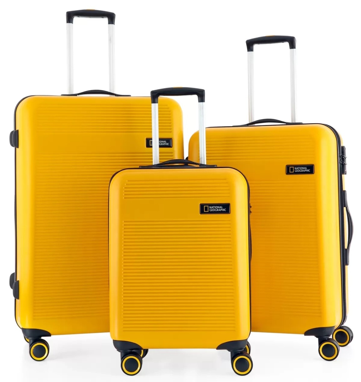 Комплект чемоданов National Geographic N-2004 Set Yellow