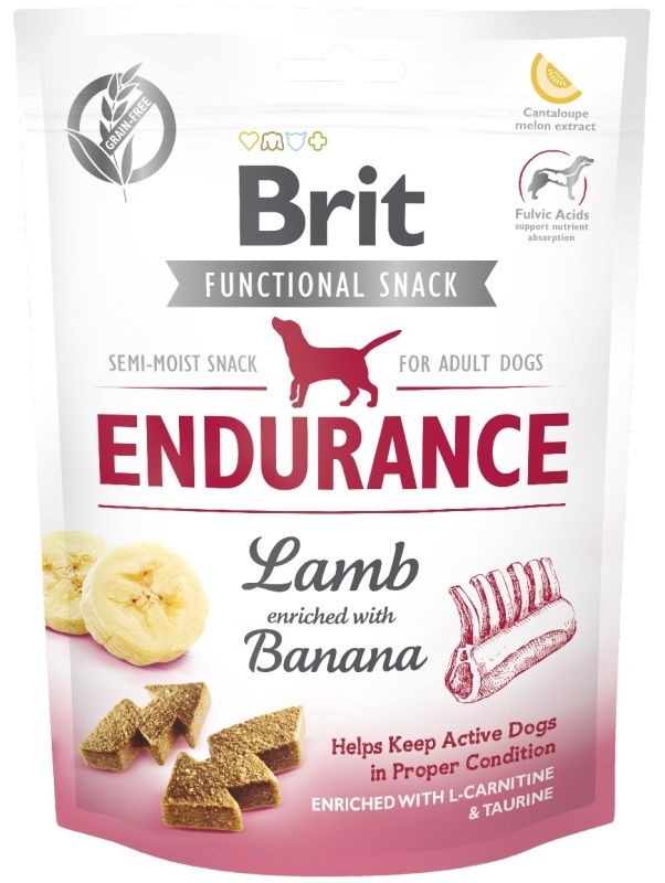 Snackuri pentru câini Brit Care Dog Functional Snack Endurance Lamb 150g