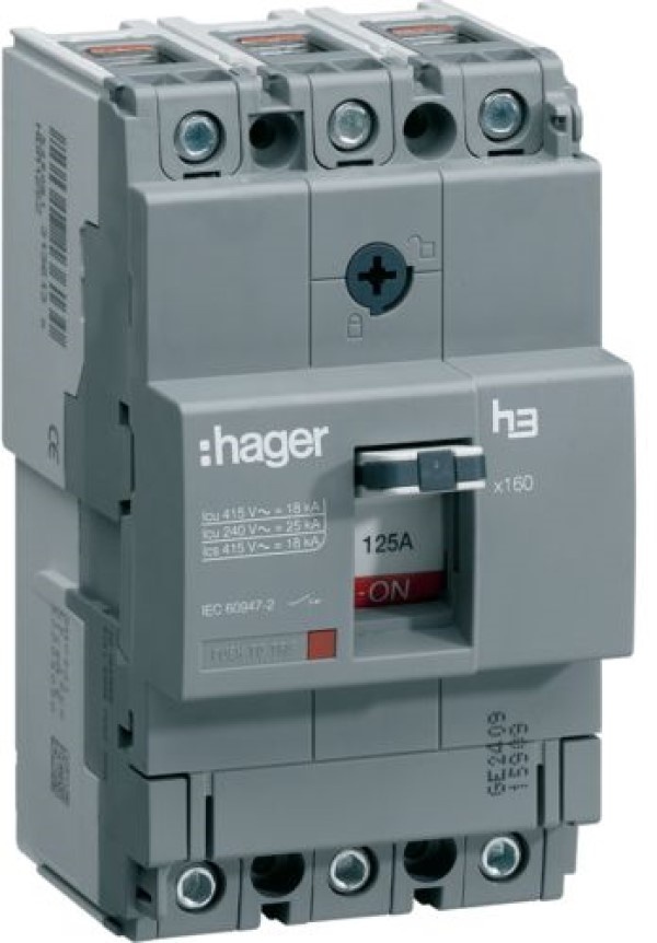 Автоматический выключатель Hager HDA125L