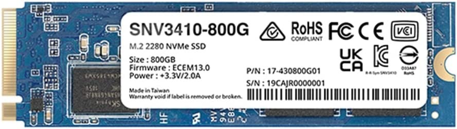 Solid State Drive (SSD) Synology 800Gb (SNV3410-800G)